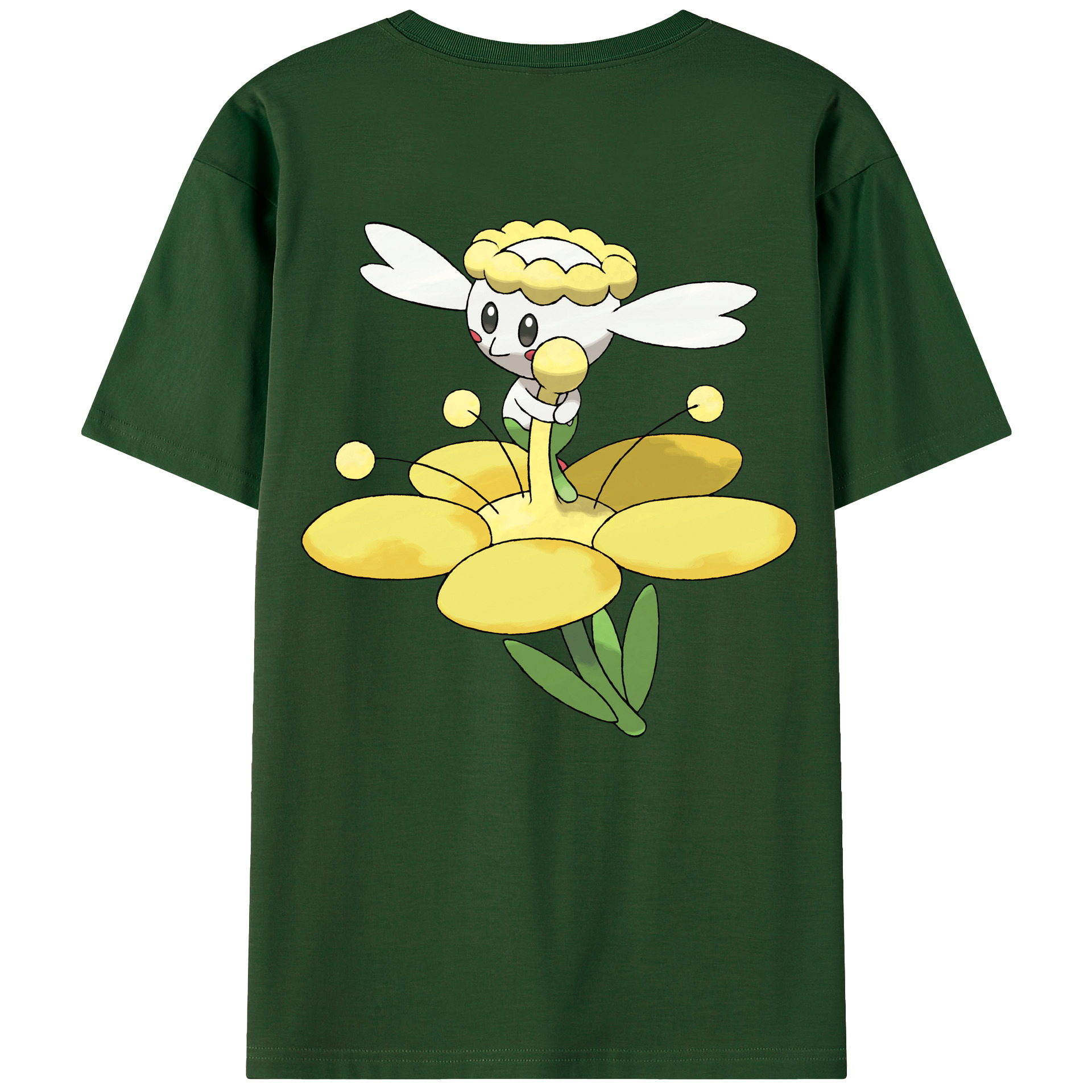 （画像用） ポケットモンスター Pokémon 綿100％半袖Tシャツ（背面プリント）